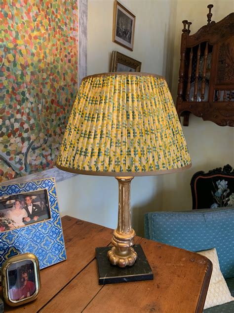 Antique Lamp With Silk Shade From Penny Morrison London Antique Lamps