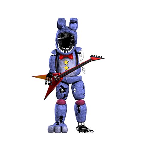 Nightmare Withered Bonnie Mcfarlane Fnaf Withered Bonnie Png Image