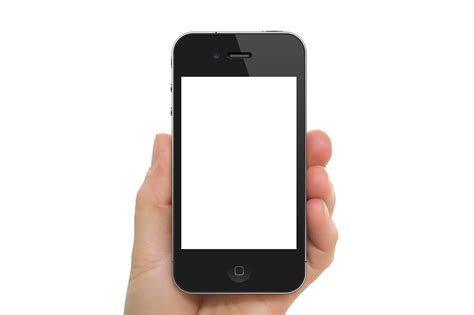 Black Iphone in hand transparent PNG image png image