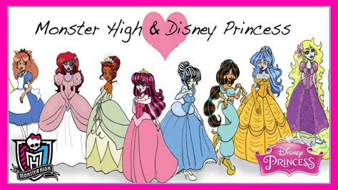 Disney Princess Go To Monster High Jasmine Crazy Monster Dress Up
