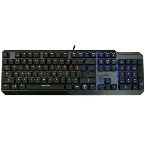 Msi Vigor Gk50 Low Profile Mechanical Keyboard Techmania