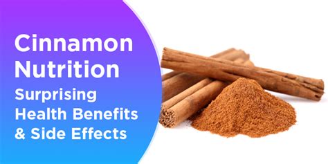 Cinnamon Nutrition Surprising Health Benefits And Side Effects Fitpass