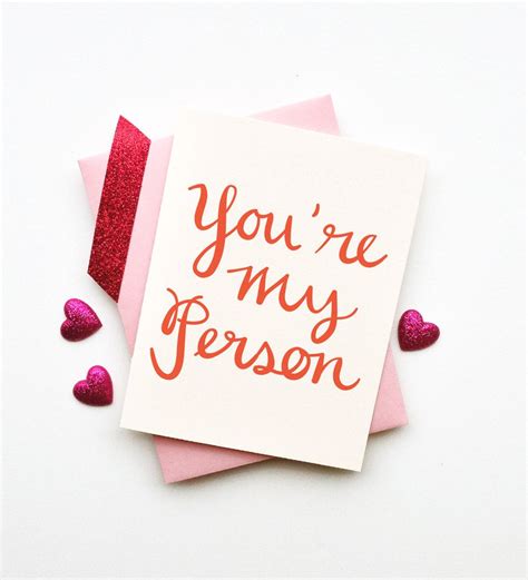 Youre My Person Card Simple Chic Love Romantic By Littlelow 450
