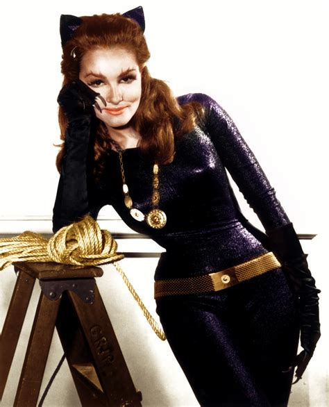 1960s Julie Newmar As The Curvy Catwoman Colorization