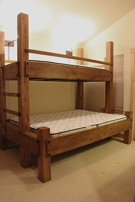 Bunk bed plans twin over double pdf plans fine woodworking 18 bookcase. Pin on For the Home