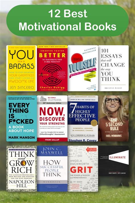 12 Best Motivational Books Best Motivational Books Motivational