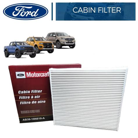 Motorcraft AB39 19N619 A Cabin Filter Element Ford Ranger T6 T7 T8