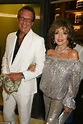 Joan Collins, 86, dazzles in silver alongside husband Percy Gibson, 54 ...