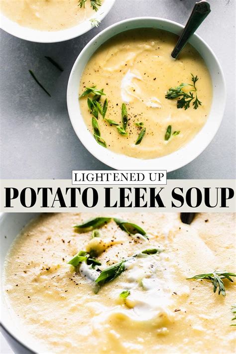 Healthy Potato Leek Soup Recipe Without Cream