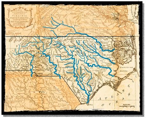 Map Of Rivers In North Carolina San Francisco Street Map