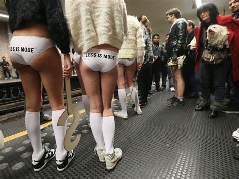 No Pants Subway Ride Day The Independent The Independent