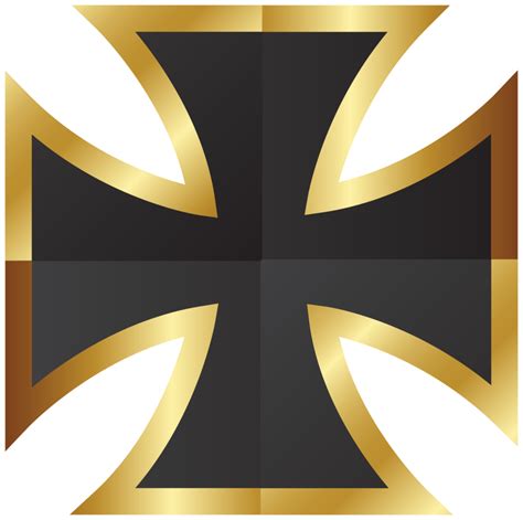 Gold Maltese Cross 1194228 Png