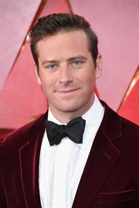 Armie Hammer Shot Hot Dogs While Sick At The 2018 Oscars