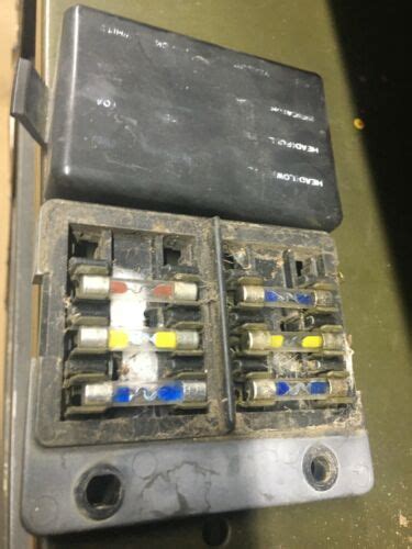 Ch16072 Ch12612 650 1050 John Deere Fuse Panel With Cover Ebay