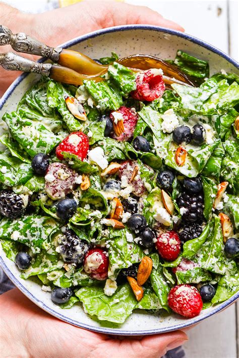 Monitor nutrition info to help meet your health goals. Mixed Berries Spinach Salad Recipe — Eatwell101