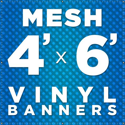 4x6 Mesh Vinyl Banners In Toronto On Canada