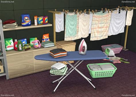 Sims 4 Ccs The Best Laundry Decor By Dara Sims Four Sims Cc Sims