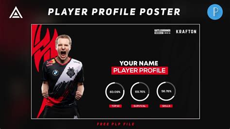 How To Make Gaming Profile Poster For Social Media Gamer Profile