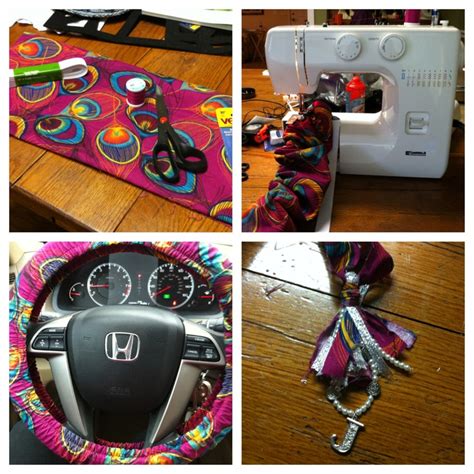 Maybe you would like to learn more about one of these? DIY steering wheel cover and tassel for rear view mirror! | s e w i n g | Pinterest | Steering ...