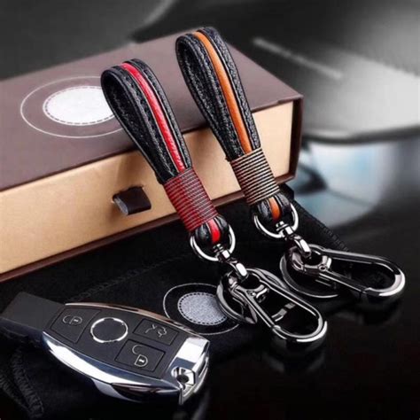 Premium Leather Keychain Handmade Genuine Leather Car Key Chain