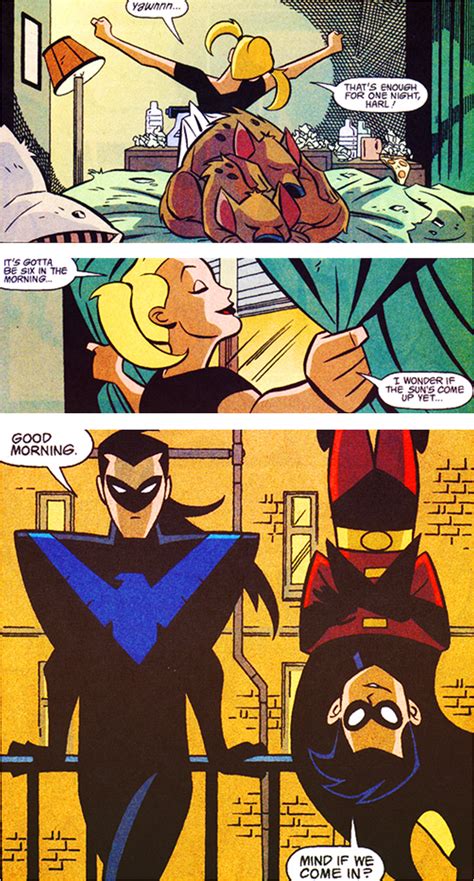 Harley Quinn Robin And Nightwing This Will Always Be One Of My Favorite