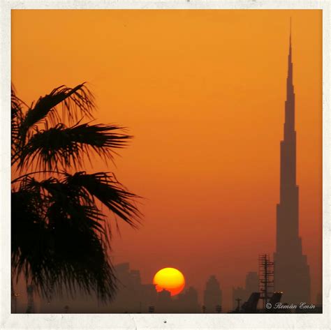 Sunset At Dubai Paseando Por El Festival City En Dubai Pu Flickr