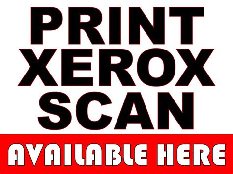 Print Xerox Scan Waterproof Laminated Signage Lazada Ph
