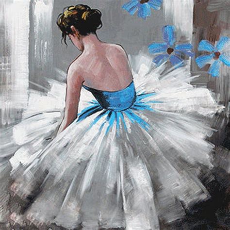 Ballerina Fine Art Dancer Oil Painting On Canvas Original Etsy