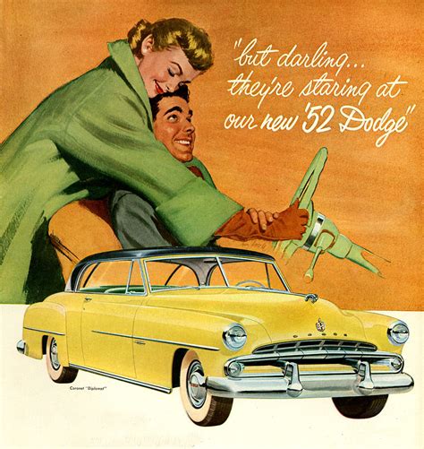 1950s Usa Dodge Magazine Advert Detail Photograph By The Advertising