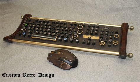 Custom Made Steampunk Keyboard Unique Bespoke Designs For You