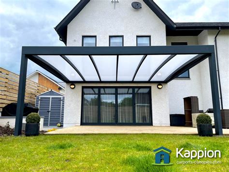 Modern Patio Canopy Installed In Larkhall Kappion Carports And Canopies