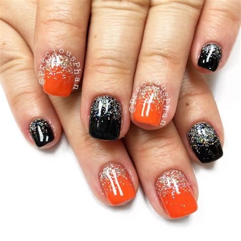 Easy Orange And Black Nail Designs For A Fun Manicure The Fshn