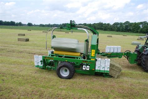 Mchale 998 Square Baler Wrapper Andrew Symons Devon Uk