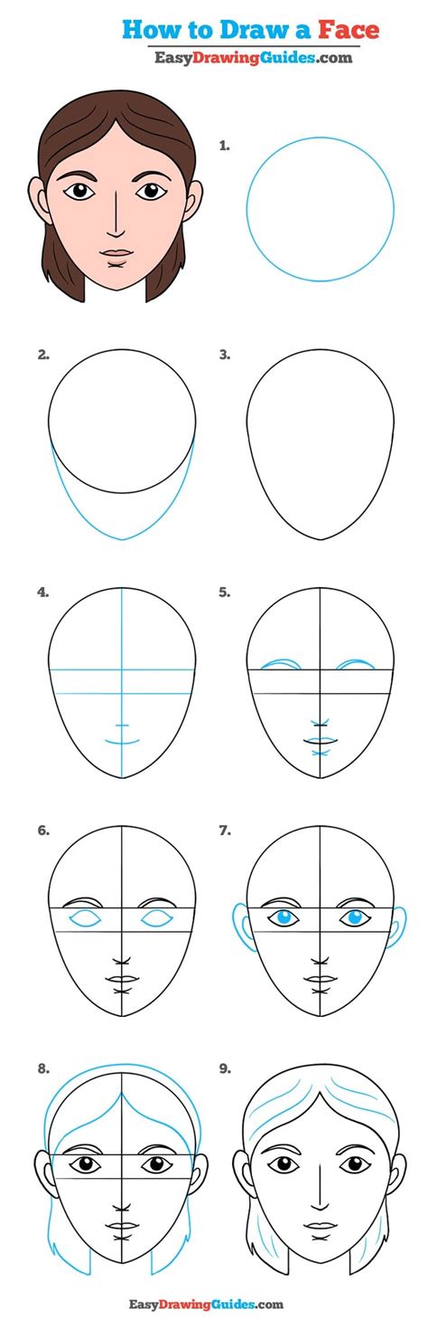 *that is first draw a circle with correct size not an exact circle, then find its center. How to Draw a Face - Really Easy Drawing Tutorial