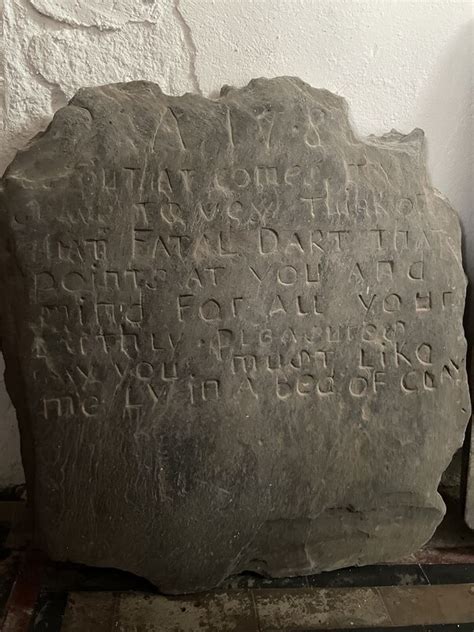 Unusual Stone Tablet At St Ishmaels © Jakob Matera Byford