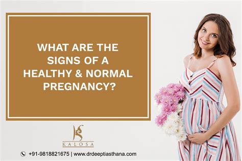 Signs Of A Healthy And Normal Pregnancydr Deepti Asthana