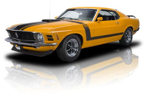 1970 Ford Mustang Boss 302 74670 Miles Grabber Orange Fastback 302 V8