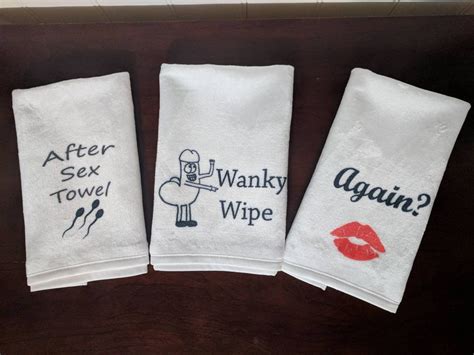 Custom After Sex Towel Wanky Wipe Personalized Sex Towel With Etsy