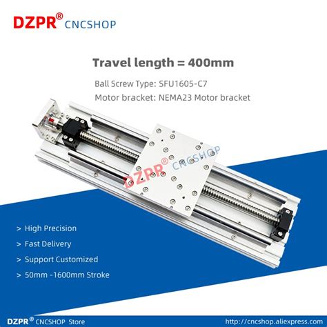 Travel Length 400mm Effective Stroke Linear Actuator Precision