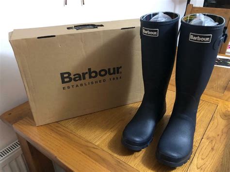 Barbour Mens Bede Blue Wellies Size 9 In Warley Essex Gumtree