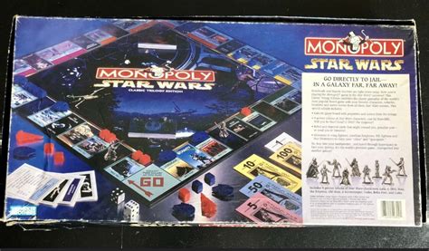 Star Wars Monopoly Board Game Classic Trilogy Edition 1997 Etsy