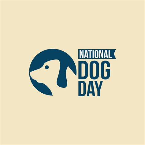 National Dog Day Vector Design 6181692 Vector Art At Vecteezy