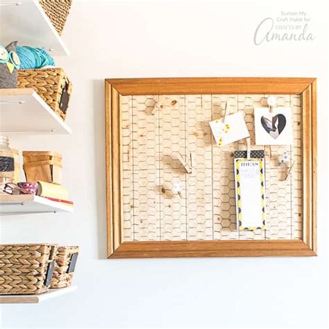 Diy Memo Board A Farmhouse Inspired Craft For Your Office Or Bedroom