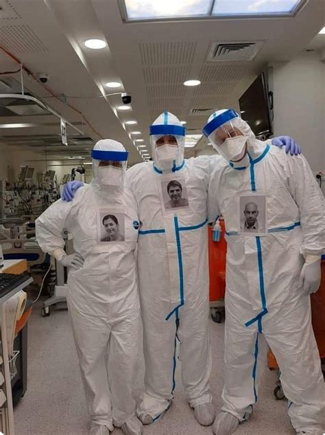 Doctors Putting Own Pictures On Ppe So Patients Can See Who S Treating