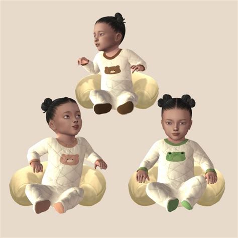 Bearfrog Infant Bodysuit Milkemie Sims 4 Toddler Sims Baby Sims