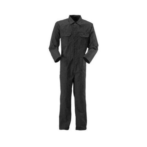 Stud Boiler Suit Overalls Black Navy Mens Work Coveralls Mechanics
