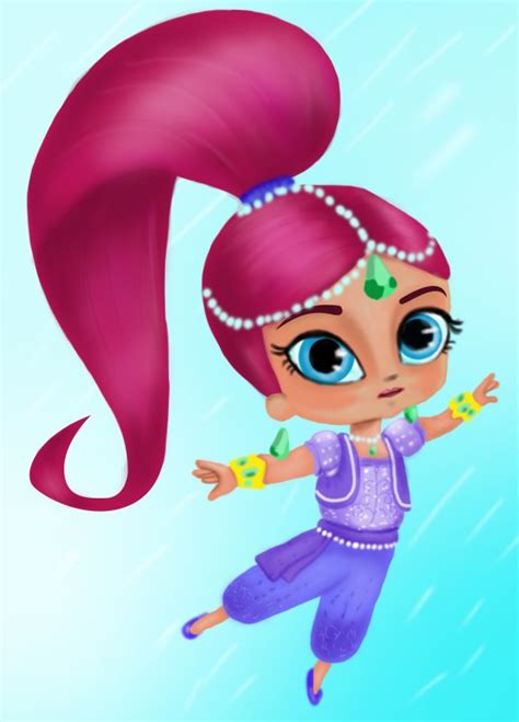 Learn How To Draw Shimmer From Shimmer And Shine Shimmer And Shine