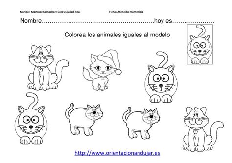 Colorea Los Animales Iguales Al Modelo Nivel Inicial Imagenes5