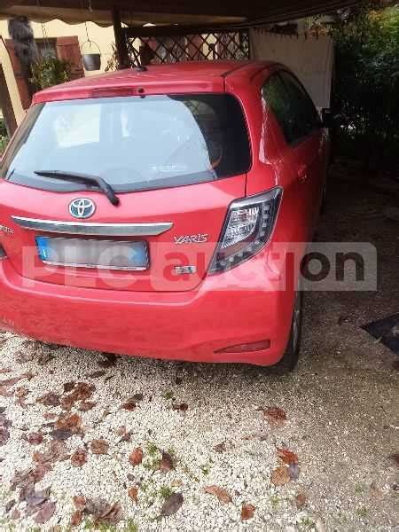 Toyota Yaris 2013 From Italy Plc Auction