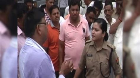up cop transferred for standing up to bjp workers says she has been rewarded for doing her duty